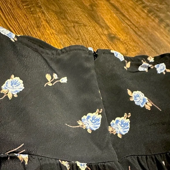 For Love And Lemons Black Floral Mini Dress - Picture 5 of 10